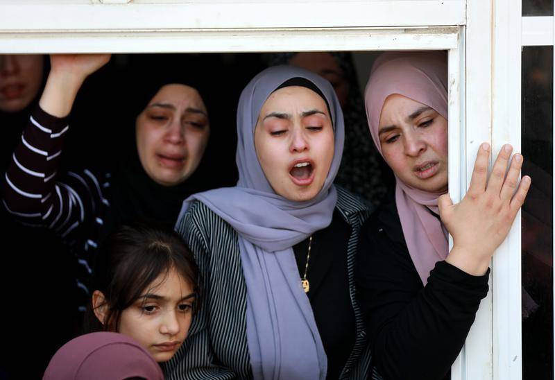 现场直击|巴勒斯坦葬礼上的悲鸣:“我们做错了什么”